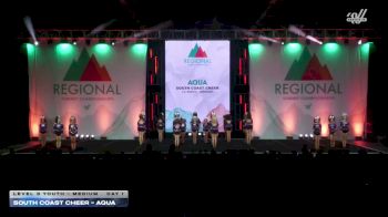 South Coast Cheer - Aqua [2026 L3 Youth - Medium Day 1] 2026 The West Regional Summit