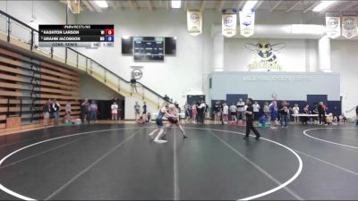 120 lbs Cons. Semis - Kashton Larson, WI vs Grahm Jacobson, MN