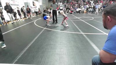 46-49 lbs Rr Rnd 2 - Dilynn Burch, Team Tulsa Wrestling Club vs Cambrie Kelso, Tiger Trained Wrestling