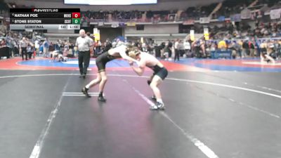 5A 126 lbs Semifinal - Stone Staton, Scottsboro vs Nathan Poe, Moody Hs