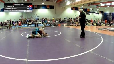126 lbs Cons. Round 4 - Ej Hamilton, Virginia Team Predator vs Ryan O`keefe, Virginia Team Predator