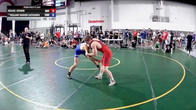 157 lbs Cons. Round 4 - Isaac Johns, Knights RTC vs William Vander Luitgaren, Center Grove Wrestling Club