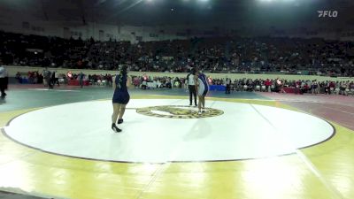 128 lbs Round Of 32 - Raegan Leach, Edmond North vs Nyomi Ala Torre, Enid Junior High