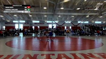 133 lbs Cons. Round 2 - Oran Huff, Colorado Mesa vs Samuel Eveland, New Mexico Highlands