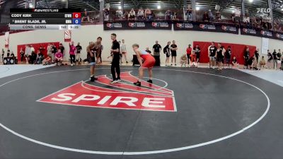 82 kg Cons. Semis - Cody Kirk, Stronghold Wrestling vs Brent Slade, Jr., Moen Wrestling Academy