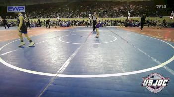 55 lbs Round Of 32 - Maverick Selby, Chickasha Youth Wrestling vs Copper Dewey, Tulsa Blue T Panthers