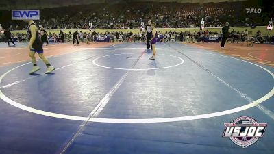 55 lbs Round Of 32 - Maverick Selby, Chickasha Youth Wrestling vs Copper Dewey, Tulsa Blue T Panthers