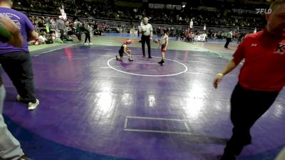 75 lbs Semifinal - Eve Ostoyic, Delsea vs Maizie Young, Old Bridge