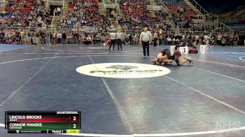 215 lbs Quarterfinal - Lincoln Brooks, Minot vs Connor Manske, Sheyenne