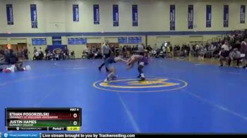 133 lbs Champ. Round 1 - Ethan Pogorzelski, University Of Wisconsin-Whitewater vs Justin Hames, Elmhurst College