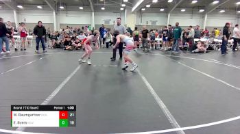 105 lbs Round 7 (10 Team) - Elliot Byers, River City Wrestling vs Wes Baumgartner, Rebellion