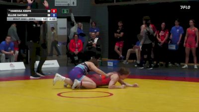 68kg Cons. Semi - Vanessa Keefe, Brock WC vs Ellise Daynes, Dinos WC