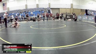 82 lbs Cons. Round 2 - Landon Piontek, X-Factor Elite Wrestling vs William Szarek, Team NBWC