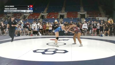 155 lbs Cons. Rd Of 64 - Layla Hines, Texas vs Tasha Shorter, Virginia