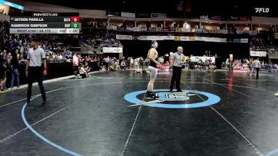 4A 189 lbs Cons. Round 1 - Joey Suarez, Valley vs Ashton Cortinas, Chaparral