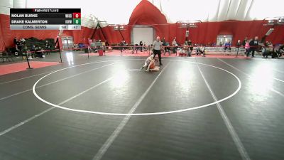 10U Boys - 93 lbs Cons. Semis - Nolan Burke, Wisconsin vs Drake Kalmerton, Iowa-Grant Youth Wrestling Club