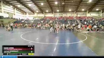 48 lbs Quarterfinal - Sadie Webb, Southern Idaho Training Center vs Lucas Eckersley, Ben Lomond