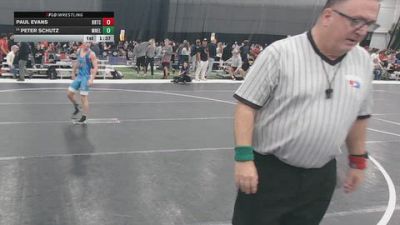 120 lbs Champ. Rd Of 16 - Paul Evans, Baton Rouge Training Center vs Peter Schutz, MN Elite
