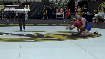 184 lbs 5th Place Match - Burk Blasius, South Dakota State vs Anders Thompson, Oklahoma