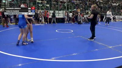 125 lbs Cons. Sub-semis - Madison Arnold, Immortal Athletics Wrestling Club vs Evelyn Faubus, Moen Wrestling Academy