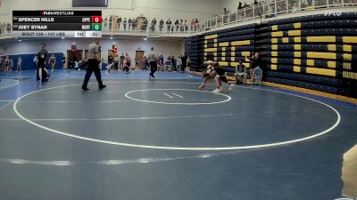 107 lbs Consy 1 - Spencer Hills, Upper St. Clair vs Joey Synan, North Allegheny