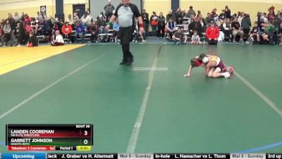 50 lbs Quarterfinal - Landen Cooreman, MN Elite Wrestling vs Garrett Johnson, Dakota Boyz