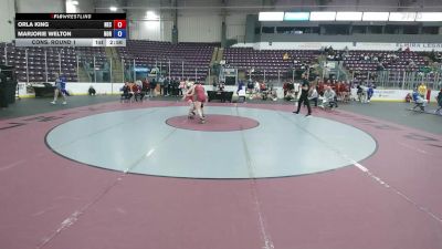 131 lbs Cons. Round 1 - Marjorie Welton, Norwich vs Orla King, New England College