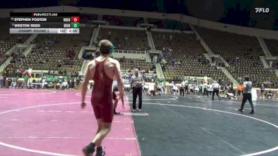 6A 165 lbs Champ. Round 2 - Stephen Poston, Russell County vs Weston Reed, Gulf Shores