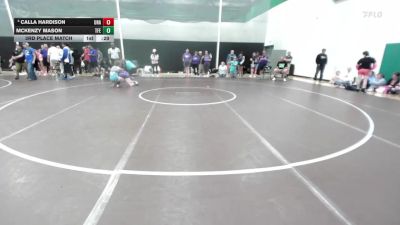 120 lbs 3rd Place Match - Mckenzy Mason, Tech Fall Elite vs Calla Hardison, Unaffiliated