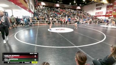 155 lbs Semifinal - Kaelyn Ronnau, Cheyenne East vs Eva Anderson, Sheridan