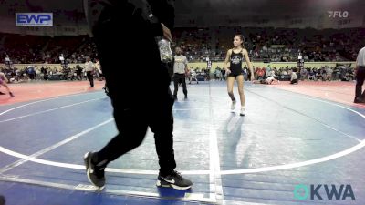 97 lbs Semifinal - Talli Washington, Woodland Wrestling Club vs Abrianne Halapy, Tulsa Blue T Panthers