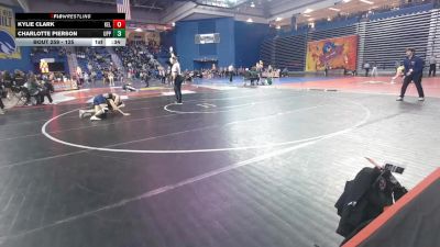 125 lbs Cons. Round 2 - Charlotte Pierson, Upper Perkiomen vs KYLIE CLARK, Kellam