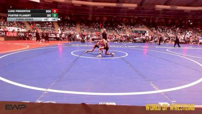 58 lbs Consolation - Luke Pinkerton, Rising Kingz vs Porter Flanery, Cowboy Wrestling Club