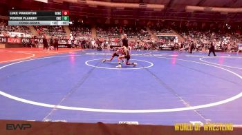 58 lbs Consolation - Luke Pinkerton, Rising Kingz vs Porter Flanery, Cowboy Wrestling Club