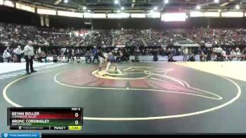 2A 138 lbs Quarterfinal - Keyan Boller, Clearwater Valley vs Bronc Cordingley, North Fremont