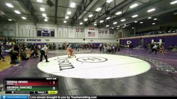 155 lbs Cons. Round 2 - Serena Hewes, Prairie vs Georgia Sanchez, Chiawana