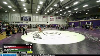 155 lbs Cons. Round 2 - Serena Hewes, Prairie vs Georgia Sanchez, Chiawana