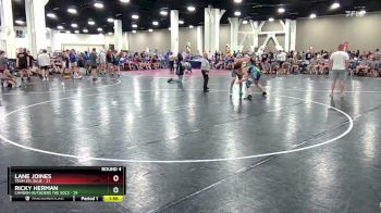 190 lbs Round 4 (16 Team) - Ricky Herman, Camden Outsiders The Socs vs Lane Joines, Team STL Blue