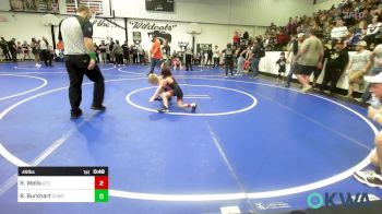 49 lbs Round Of 16 - Reid Wells, Grove Takedown Club vs Beau Burkhart, Coweta Tiger Wrestling