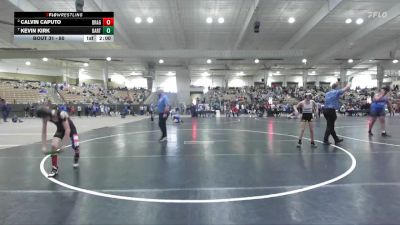 80 lbs Quarterfinal - Kevin Kirk, Halls Wrestling vs Calvin Caputo, Rabbit Wrestling Club