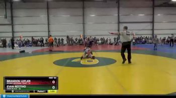 72 lbs Round 3 - Evan Restivo, Iowa Black vs Brandon Lefler, NCWAY National Team