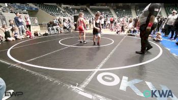 90 lbs Rr Rnd 4 - Liam Garcia, MOJO Mulisha 9U vs Tracy Morgan, Team Tulsa RED