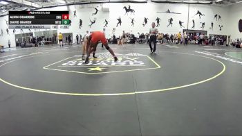 197 Freshman/Soph 3rd Place Match - David Maher, Mount St Joseph vs Alvin Osadebe, Ohio Wesleyan University