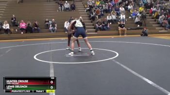 133 lbs Quarterfinal - Hunter Crouse, Thiel College vs Lewis Deloach, Hiram