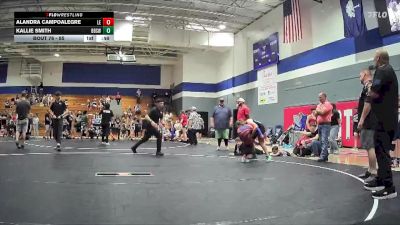 85 lbs Round 3 - Alandra Campoalegre, Cobra Wrestling Club vs Kallie Smith, Beaufort Bull Sharks WC