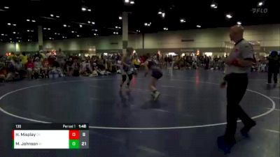 130 lbs Round 1 (16 Team) - Maddie Johnson, STL Green vs Hailie Misplay, MXW - RAW