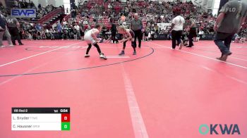 62 lbs Rr Rnd 2 - Lilah Snyder, Team Tulsa Wrestling Club vs Camberleigh Hausner, Sperry Wrestling Club