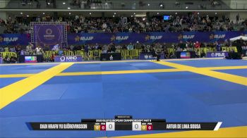Artur De Lima Sousa vs Daði Hrafn Yu Björgvinsson 2026 European Jiu-Jitsu IBJJF Championship
