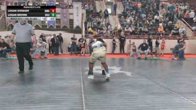 160_B lbs Consi Of 16 #2 - Logan Stewart, Armstrong vs Logan Brown, Colonial (PW)