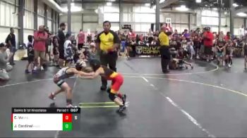 43 lbs Semis & 1st Wrestleback (8 Team) - Jaxon Cardinal, The Funky Singlets Teal vs Elyse Vu, East Kansas Eagles